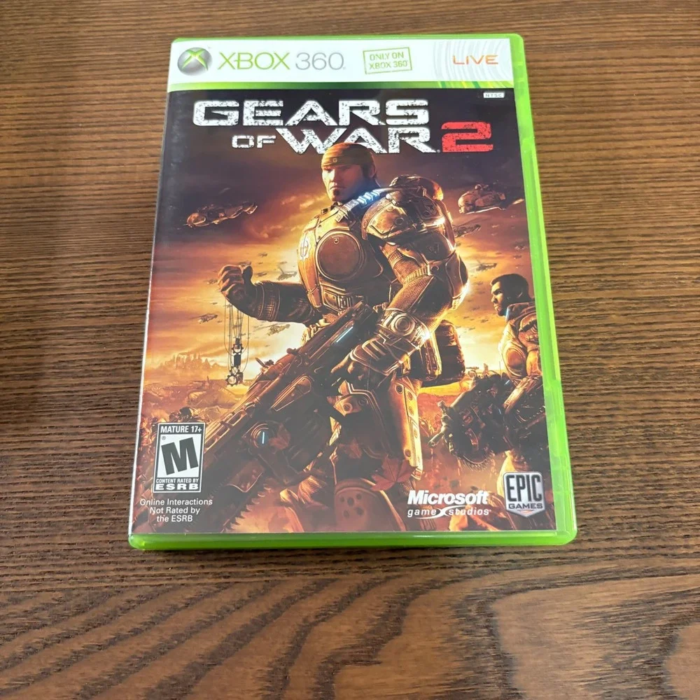 Xbox 360 Game Lot Gears of War 1 & 2 Battlefield 3‎ Assassin's Creed II Bundle